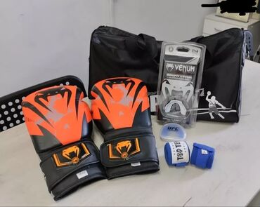 двойка спортивная: Боксерские перчатки Venum 14oz Боксерские перчатки: 1350с (новый)