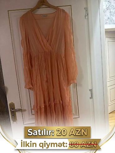 donlar 2025: Brend: ADL Model: Şifon qadın geyimi (uzun don) Rəng: Şaftalı / açıq — 1