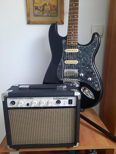Гитары: Squier Affinity HSS, BLW, идеальный страт, 26 лет, четкий, удобный — 1