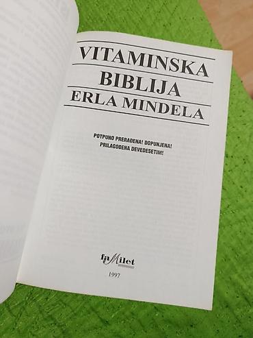 Knjige: Naslov: Erl Mindel – Vitaminska biblija Opis: - Autor: Erl (Earl) — 4