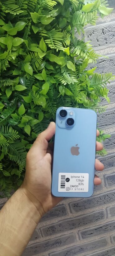 iphone 12 ağ: IPhone 14, 128 ГБ, Pacific Blue, Face ID