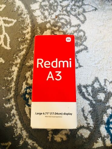 купить микрофон для компьютера: Redmi, Redmi A3, Б/у, 128 ГБ, цвет - Черный