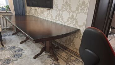 Столы для зала: Стол для зала, Б/у, Не раскладной, Прямоугольный — 3