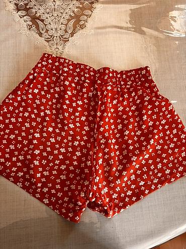 Детская одежда и обувь: Defacto Kids Collection qız uşaq şortu - Rəng: kərpic-qırmızı - — 2