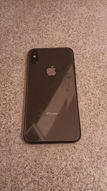 Apple iPhone: IPhone X, 64 GB, Qara, Face ID — 9