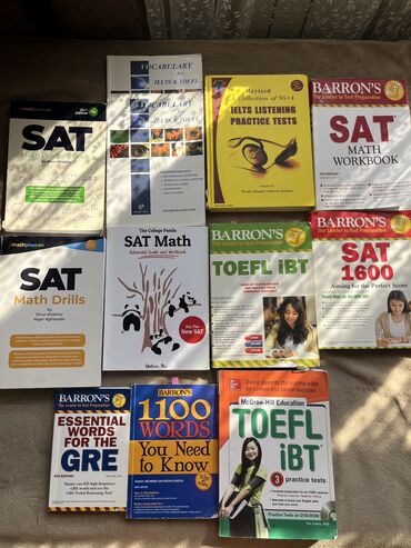 Kitablar, jurnallar, CD, DVD: SAT TOEFL IELTS KITABLAR
Qiymətdə razılaşmaq olar