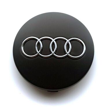 Аксессуары для ТВ и видео: Заглушка для диска Audi с объёмным хромированным логотипом, колпачок