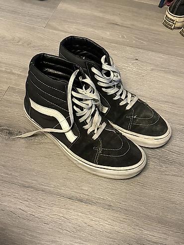 Мужские кроссовки, 42, Vans, Б/у, цвет - Черный