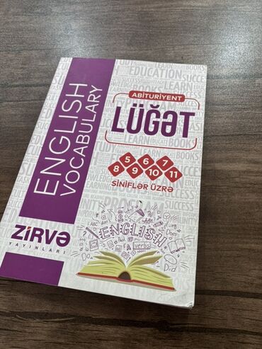 Lüğətlər: Məhsul: “Abituriyent Lüğət – English Vocabulary” Nəşriyyat: Zirvə
