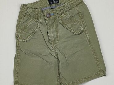 czarne spodenki jeansowe z wysokim stanem: Krótkie spodenki, Mango, 4-5 lat, 104/110, stan - Dobry