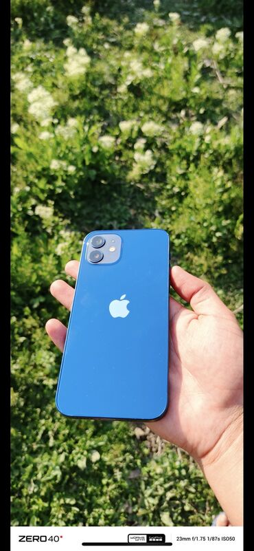 Apple iPhone: IPhone 12, 128 GB, Mavi, Face ID, Simsiz şarj, Sənədlərlə — 7