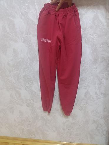 kostum: Qırmızı rəngli hoodie və şalvardan ibarət dəst - Stil: idman/ — 2