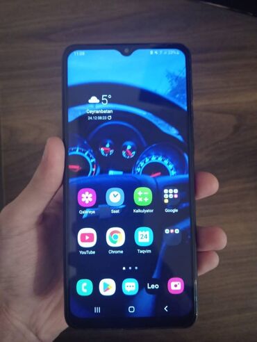 nokia 515.2: Samsung Galaxy A02, 32 GB, rəng - Qara, Sensor, İki sim kartlı