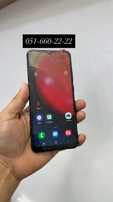 продаю айфон 6: Samsung Galaxy A02 S, 32 ГБ, цвет - Черный, Две SIM карты