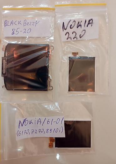 Telefon ekranları: Köhnə model mobil telefonlar üçün ekran və sensor şüşə ehtiyat — 3