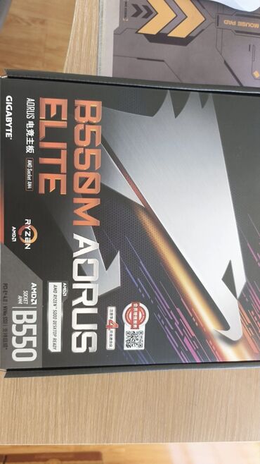 материнская плата и процессор: Энелик плата, Жаңы, Gigabyte, AM4, Micro-ATX, ПК үчүн