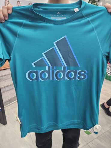 Köynəklər: Futbolka, Adidas, L (EU 40), rəng - Mavi