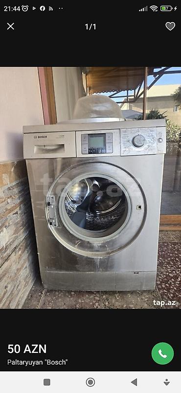 soba bosch: Paltaryuyan maşın Bosch, 8 kq, İşlənmiş, Pulsuz çatdırılma — 2