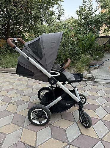 большие кубики: Коляска, Cybex, цвет - Серебристый, Б/у, Самовывоз — 6