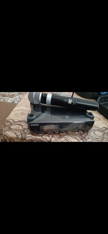 İdman və hobbi: Mikrofon SHURE SATILIR SLX Sm 58 .orjinaldi. vatcap var. almaniyadan