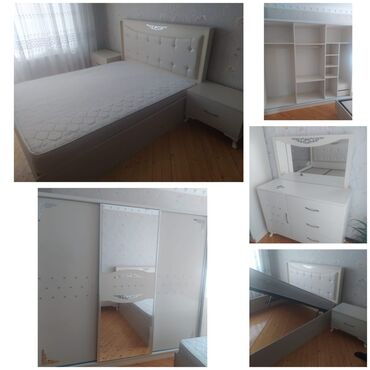 бу кровать купить: Двуспальная кровать, Шкаф, Трюмо, 2 тумбы, Б/у