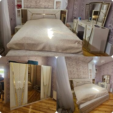 Yataq otağı dəstləri: İkinəfərlik çarpayı, İşlənmiş