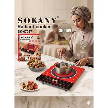 Электрические плиты, Sokany, Новый, Настольная, Сенсорная, Полная оплата