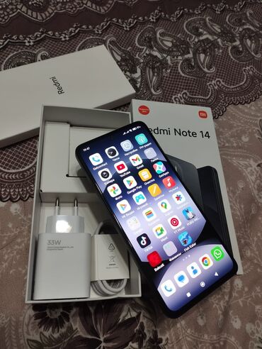 redmi not 10 t: Xiaomi Redmi Note 14, 256 GB, rəng - Qara, 
 Barmaq izi