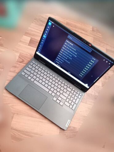 ноутбук для игры: Ноутбук, Lenovo, 16 ГБ ОЭТ, AMD Ryzen 5, 15.6 ", Колдонулган, Жумуш, окуу үчүн, эс тутум NVMe SSD