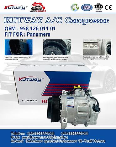 jiquli 011: KUTWAY A/C Kompressor - OEM: 958 126 011 01 - Uyğunluq: Porsche — 1