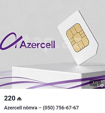 Azercell nömrə: (050) 756-67-67 - Operator: Azercell - Prefiks: 050 - lalafo.az -da Azercell nömrə: (050) 756-67-67 - Operator: Azercell - Prefiks: 050 -