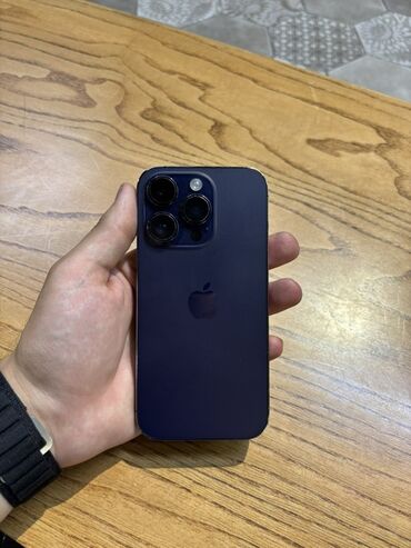 iphone 14 qiymeti: IPhone 14 Pro, 256 GB, Deep Purple, Simsiz şarj, Face ID
