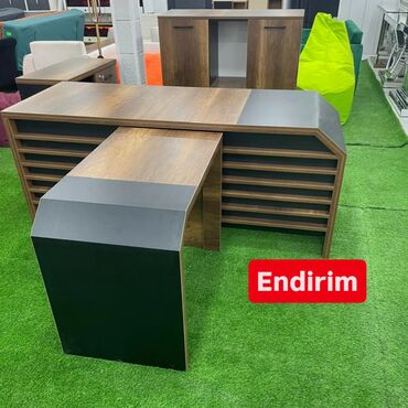 Ofis və oyun kresloları: Yeni, Təkərli, Qolları tənzimlənir, Dəri — 3