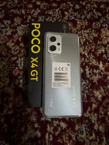 samsung z flip 5 цена в бишкеке: Poco X4 GT, Колдонулган, 256 ГБ, түсү - Күмүш, 2 SIM