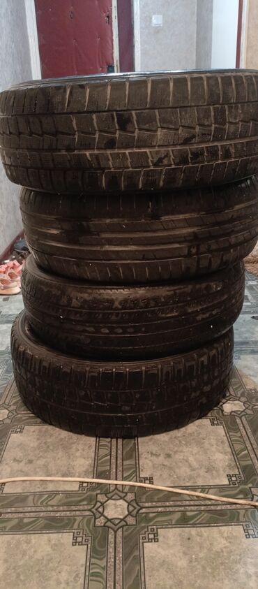 диски шыны: Шины 215 / R 16, Зима, Б/у, Dunlop