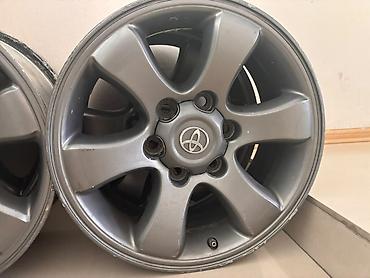 4runner: Литые Диски R 17 Toyota, Комплект, отверстий - 6, Б/у — 2