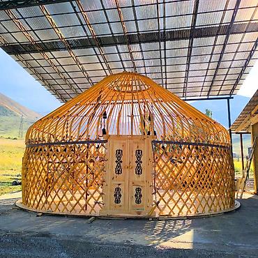 Продажа юрт: Продажа юрты, Каркас Деревянный, 100 баш, Диаметр: 7 метров — 14