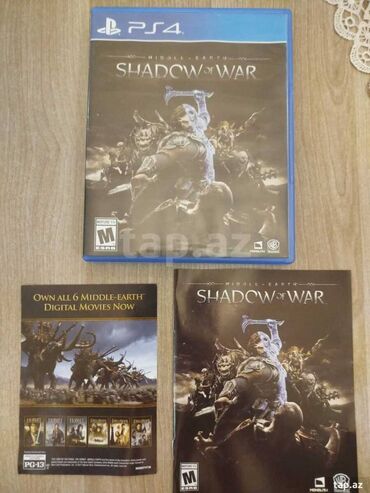 PS4 (Sony Playstation 4): Orta Dünya aləminə geri dön.Mükəmməl qrafika, möhtəşəm döyüş səhnələri