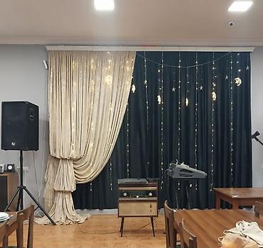geometri: Tor şəffaf pərdə/parça – kətan, kvadrat naxışlı eni 3m =hün 2m yenidi — 2
