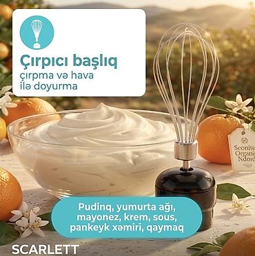 Блендеры: Scarlett əl blenderi – 3-ü 1-də çoxfunksiyalı mətbəx yardımçısı - — 8