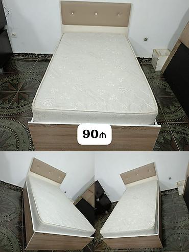 mega mebel: Çarpayı satılır 90₼. Matrası var. Ölçü 1.60/90. ünvan Həzi — 1