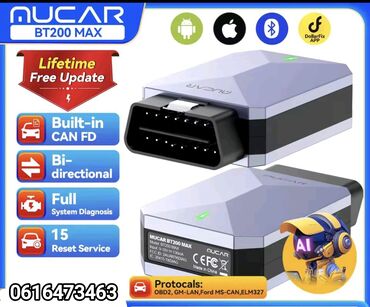 Alati za automobile: Novo- MUCAR BT200 MAX OBD2 CAN-FD Bi-directional ECM TCM ABS Novi — 2