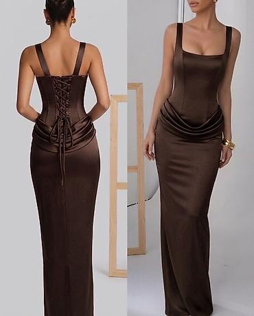 imari corset: 🔥Svečana duga haljina od satena sa korsetnim efektom
✅S M L
3400 din — 3