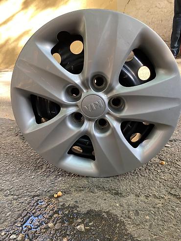 kia optima diskləri: KIA orijinal dəmir disk + plastik kalpak dəsti - Komplekt: 4 ədəd — 4