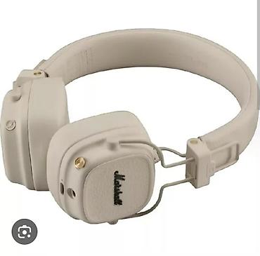 alisa max: Беспроводные накладные наушники Marshall (бежевый цвет) Продаю — 1