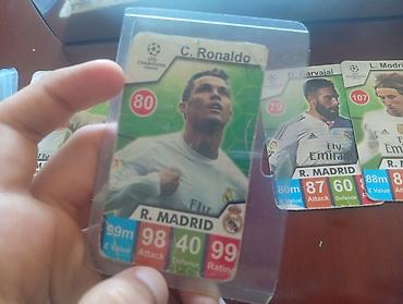 rubik kubu: 5 ədəd UEFA Champions League tematikalı futbol kolleksiya kartları – — 2