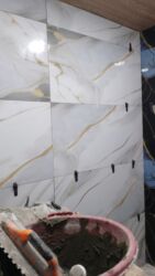 Plitə işləri: Xidmət: Kafel-metlax və fasad işləri Təsvir: - Hamam, sanitar — 7