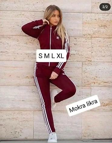pull and bear bluze: Ženski sportski komplet – jakna + donji deo (helanke/trenerka) - — 10