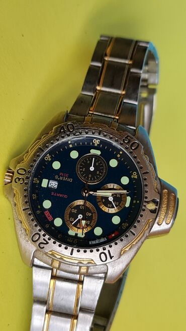 Ručni satovi: Diver’s kvarcni ručni sat – hronograf, 30 m - Mehanizam: kvarc - — 2