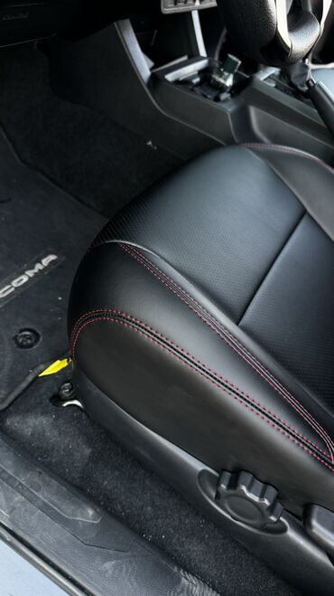 Чехлы и накидки на сиденья: Чехлы Экокожа, С подушкой, цвет - Черный, Toyota, Новый, Самовывоз — 5